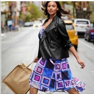 LB faux leather jacket